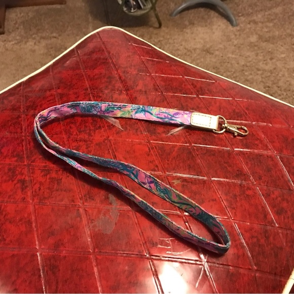 Lilly Pulitzer Cute Lanyard for ID Badges and Keys - Picture 1 of 4